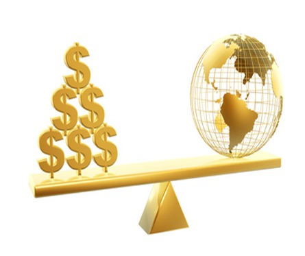 price of dollars and world